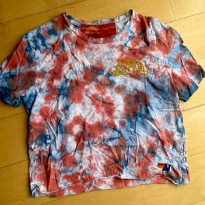 AVIATOR NATION Boyfriend Tie-Dye T-shirt!🌈🌞 Limited Edition “Keep on Surfin’”